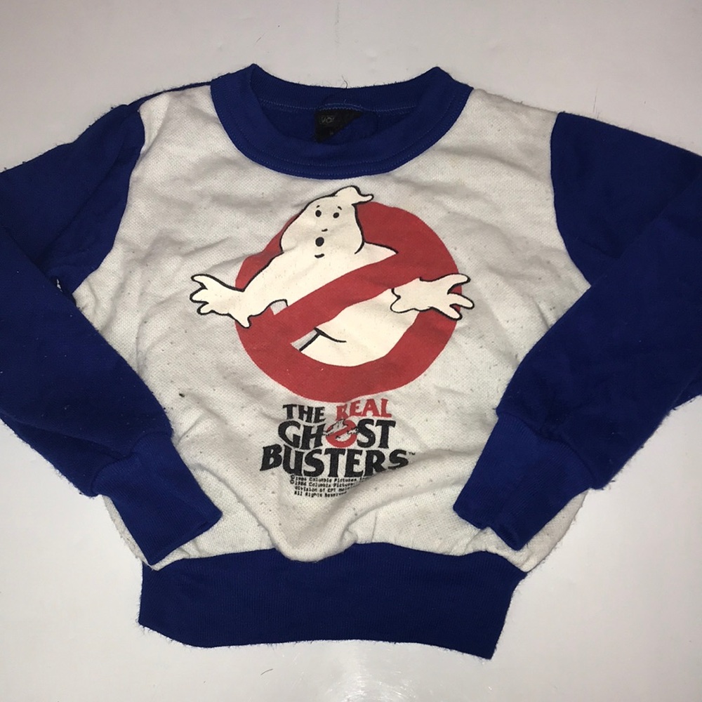 Little boys ghostbusters Pajama Shirt size 4T 1984